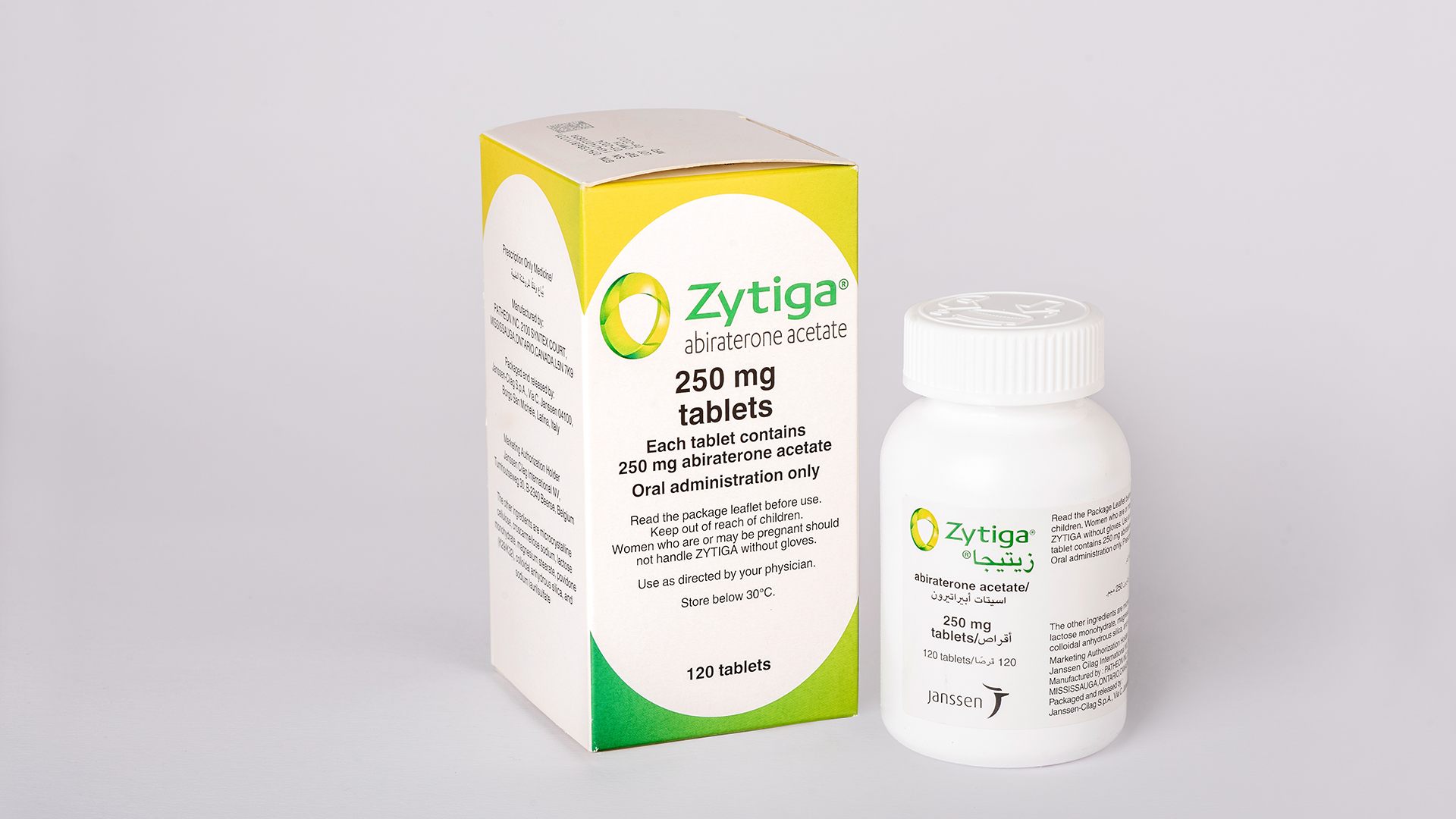 قرص روکش دار ۵۰۰ میلی گرمی زایتیگا (Zytiga)